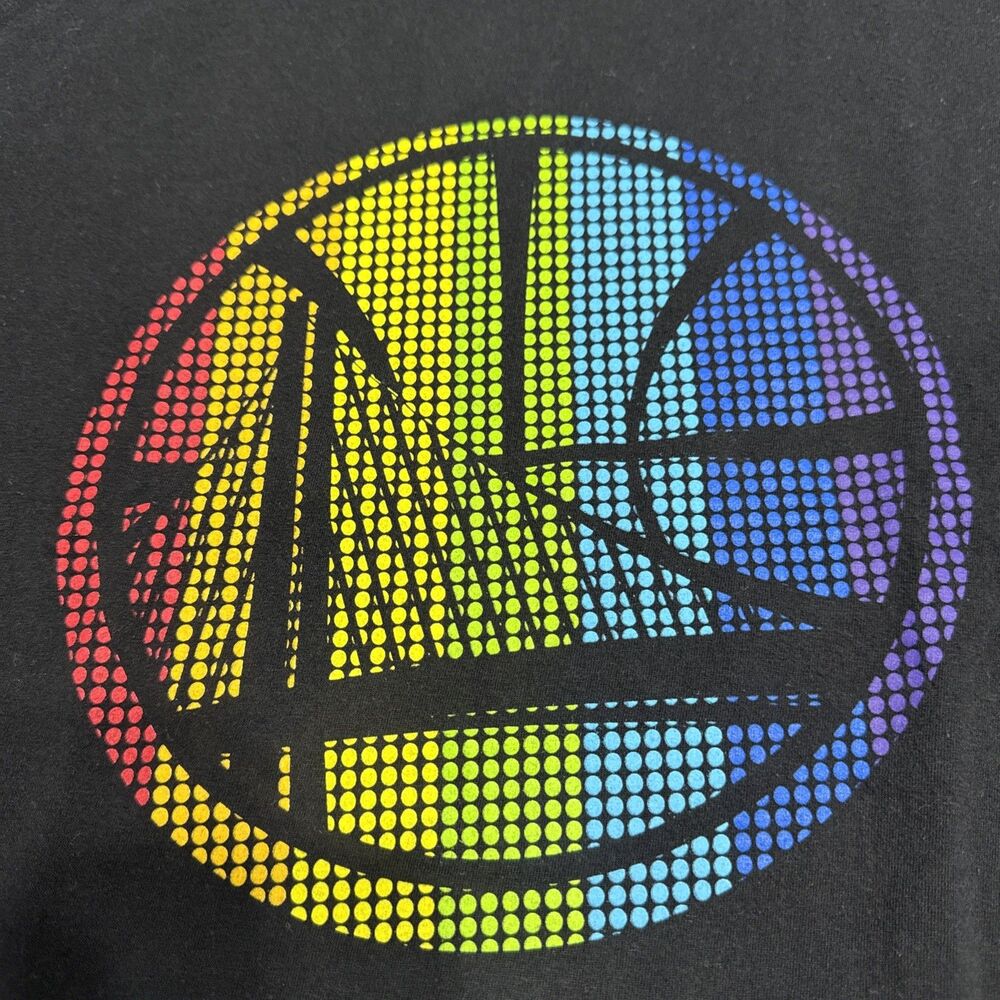 Golden State Warriors Teespring Pride T-Shirt - Black Unisex Size Large Cotton